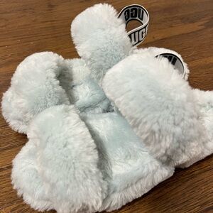 UGG Slippers Blue Back Strap